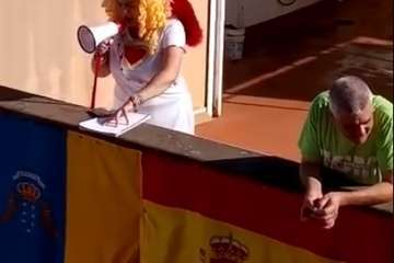 Celina anima la cuarentena desde la azotea de su casa (Foto TA)